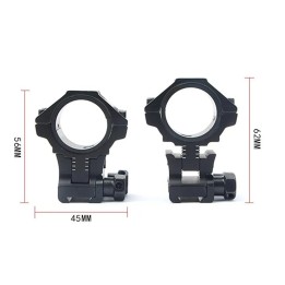 No Limit Verstelbare Hoogte Rifle Scope Montage Ringen - Price: €25 - 