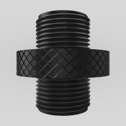 Adaptador de silenciador UNF 1/2 macho para UNF 1/2 macho 8mm - Preço: 28 € -