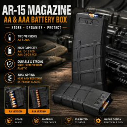 AR-15 Magazine AA & AAA Battery box