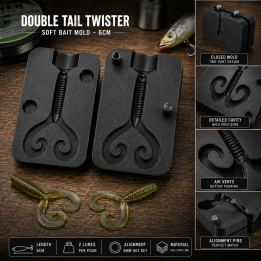 Double tail twister softbait mal