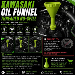 KAWASAKI nálevka na olej, ZX Ninja (šroubovací, neprokapávající)