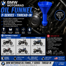 BMW Motorrad nálevka na olej pro řadu F – šroubovací
