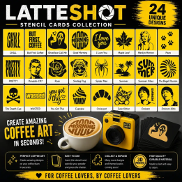LatteShot šablonové karty