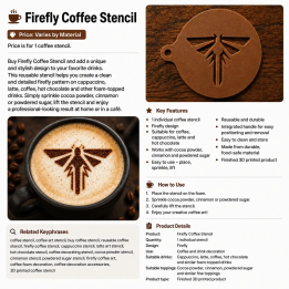 Firefly Kaffee-Schablone