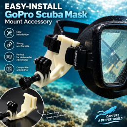 GoPro Halterung für Tauchmaske | Einfach & Robust | SGS 3D DESIGN