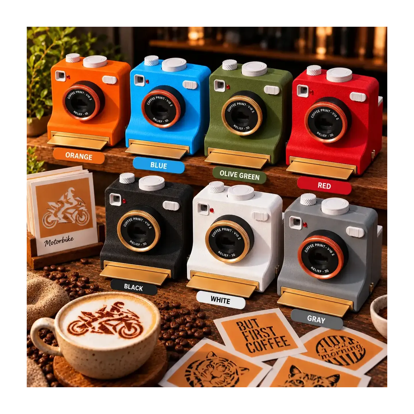 LatteShot Coffee Art Kamera