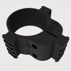 Picatinny Flessenklem 60-62 mm en 52 mm (met zijrails) - Price: €30 - FX Airguns